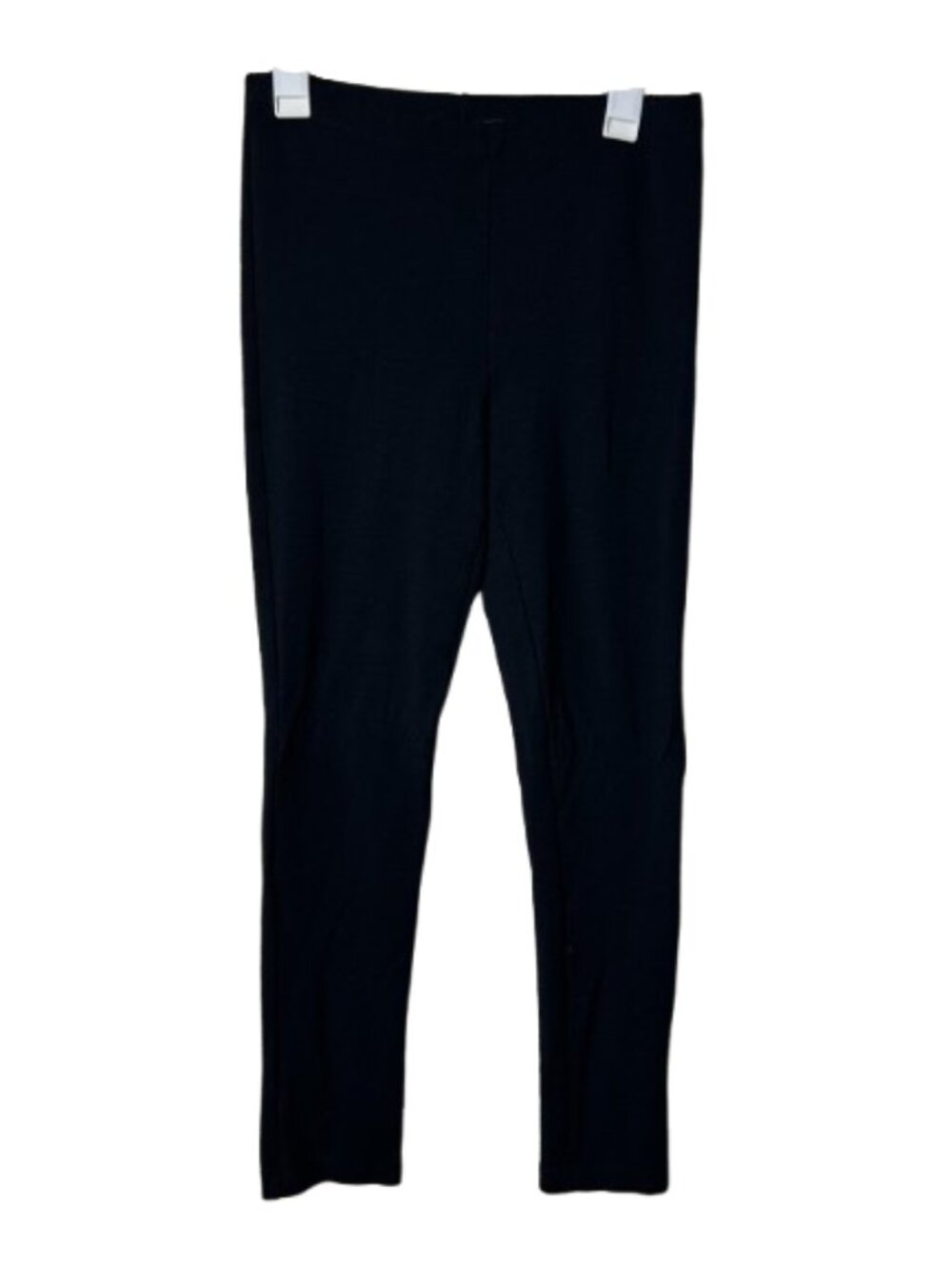 Ritva Falla solid black basic wool blend leggings womens M winter